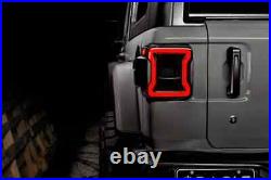 Oracle 5852-504 Black LED Tail Lights for 2018-2023 Jeep Wrangler JL PlugNPlay