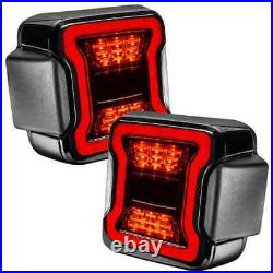 Oracle 5852-504 Black LED Tail Lights for 2018-2023 Jeep Wrangler JL PlugNPlay