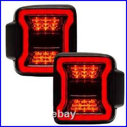 Oracle 5852-504 Black LED Tail Lights for 2018-2023 Jeep Wrangler JL PlugNPlay