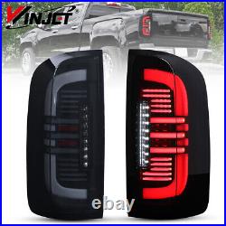 PAIR LED Tail Lights For 2015-2022 GMC Canyon Pickup Black Smoke Brake Lamps