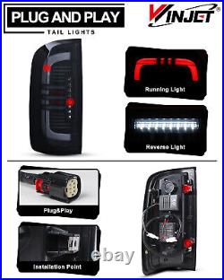 PAIR LED Tail Lights For 2015-2022 GMC Canyon Pickup Black Smoke Brake Lamps