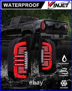 PAIR LED Tail Lights For 2015-2022 GMC Canyon Pickup Black Smoke Brake Lamps