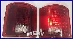 Pair (2) Sequential Tail Lights LED Brake for 1973-1987 Chevrolet Pickup Truck