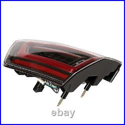 Pair Black Full LED Tail Lights Taillights For 2011 2012-2014 Chrysler 300 Sedan