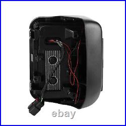 Pair Clear S LED Tail Lights Turn Stop Reverse For Jeep Gladiator JT 2020-2024