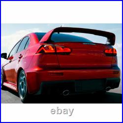 Pair LED Smoke Tail Lights Brake Lamps For 2008-2017 Mitsubishi Lancer EVO X EX