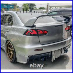 Pair LED Smoke Tail Lights Brake Lamps For 2008-2017 Mitsubishi Lancer EVO X EX