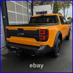 Pair LED Tail Light Brake Lamps For Ford Maverick 2022+ Sequential Turn Signal