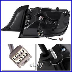 Pair LED Tail Lights Assembly Turn Signal Smoke For Ford Mustang 2015-2023