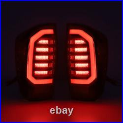 Pair LED Tail Lights DRL Rear Brake Reverrse Lamps For Toyota Tacoma 2016-2022