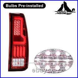 Pair LED Tail Lights For 1999-2006 Chevy Silverado 1500 2500 3500 GMC Sierra L&R