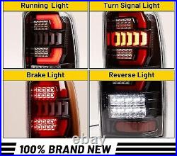 Pair LED Tail Lights For 2000-2006 Chevy Tahoe Suburban GMC Yukon Brake Lamps
