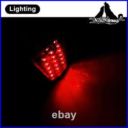 Pair LED Tail Lights For 2007-2014 Chevy Suburban 1500 2500 Tahoe Brake Lamps