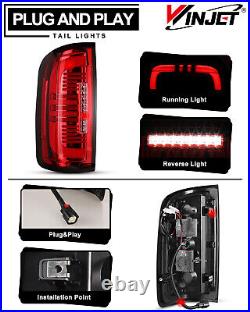 Pair LED Tail Lights For 2015-2022 Chevy Colorado Sequential Signal Brake Lamps