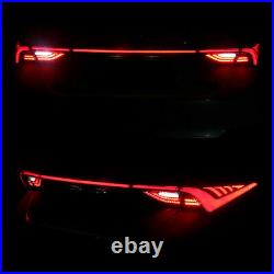 Pair LED Tail Lights For Toyota Avalon 2019-2021 Rear Lamp Assembly Smoked