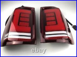 Pair LED Tail Lights For VW Amarok V6 2011-2021 LED Rear Brake Stop Lamps LH+RH