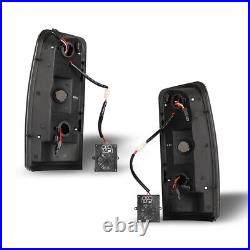 Pair LED Tail Lights + Pair Headlights for 2000-2006 Chevy Suburban 1500 2500