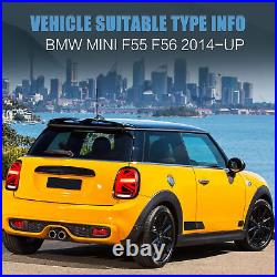 Pair LED Tail Lights Red For 2014-2019 BMW Mini Cooper F55 F56 F57 With Sequential
