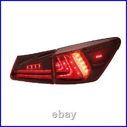 Pair LED Tail Lights Red Rear Lamps For 2006-2012 Lexus IS250 IS350