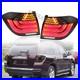 Pair LED Tail Lights Smoked Rear Lamp Brake For Toyota Highlander 2011 2012 2013