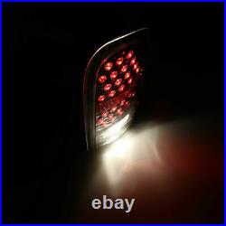 Pair LED Tail Lights for 98-03 Dodge Durango 96-00 Caravan Rear Lamp Black/Smoke