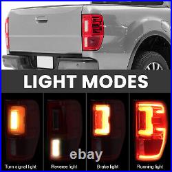 Pair LED Tail Lights withBlind Spot For Ford Ranger 2019-2023 Red Lens Brake Lamps Pair LED Tail Lights withBlind Spot For Ford Ranger 2019-2023 Red Lens Brake Lamps