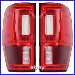 Pair LED Tail Lights withBlind Spot For Ford Ranger 2019-2023 Red Lens Brake Lamps Pair LED Tail Lights withBlind Spot For Ford Ranger 2019-2023 Red Lens Brake Lamps