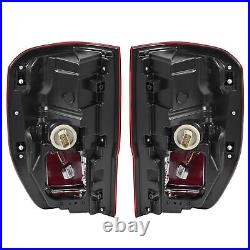 Pair LED Tail Lights withBlind Spot For Ford Ranger 2019-2023 Red Lens Brake Lamps
