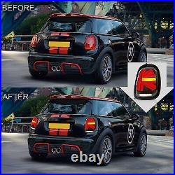 Pair LED Tail lights For Mini Cooper F55 F56 F57 2014-2019 Union Jack Rear Lamp