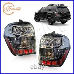 Pair LED Tail lights Rear Lamps Assembly For 2014-2022 Toyota 4Runner Clear Lens