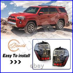 Pair LED Tail lights Rear Lamps Assembly For 2014-2022 Toyota 4Runner Clear Lens