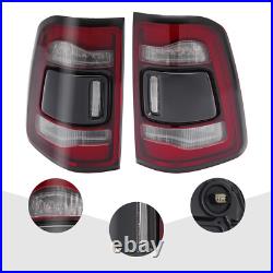 Pair Left & Right Tail Lights LED Rear Brake Lamp For Dodge RAM 1500 2019-2022