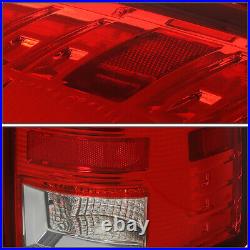 Pair Red Lens Full Led Brake Tail Lights For 2009-2017 Dodge Ram 1500 2500 3500