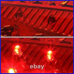 Pair Red Lens Full Led Brake Tail Lights For 2009-2017 Dodge Ram 1500 2500 3500