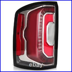 Pair/Set For 2016-2018 GMC Sierra 1500 Denali Truck Rear LED Tail Lights Assy