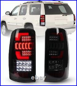 Pair Smoke LED Brake Tail Lights For 2000-2006 Chevy Suburban Tahoe GMC Yukon