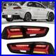 Pair Smoked LED Tail Lights For Mitsubishi Lancer 2008-2017 Sequential Rear Lamp