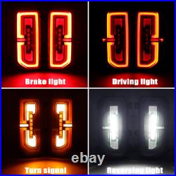 Pair Smoked LED Tail Lights for Ford Bronco 2021-2023 Break/Reverse/Running Lamp