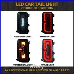 Pair Smoked LED Tail Lights for Ford Bronco 2021-2023 Break/Reverse/Running Lamp