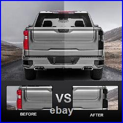 Pair Smoked Tinted Full LED Tail Lights For 2019-2021 Chevy Silverado New Body