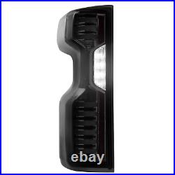 Pair Smoked Tinted Full LED Tail Lights For 2019-2021 Chevy Silverado New Body