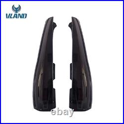 Pair Smoked Tinted LED Tail Lights For 07-14 Chevy Tahoe Suburban 1500 GMC Yukon