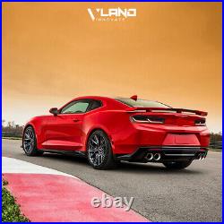 Pair VLAND LED Smoked Tail Lights For Chevy Camaro 2016-2018 withSequential Singal