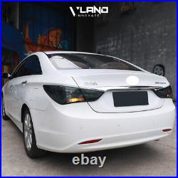 Pair VLAND LED Tail Lights For HYUNDAI SONATA 2011-2014 With Smoked/Tinted Lens