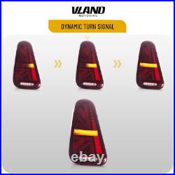 Pair VLAND LED Tail Lights For Mini Cooper R50 R52 R53 2001-2006 withSequential