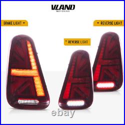 Pair VLAND LED Tail Lights For Mini Cooper R50 R52 R53 2001-2006 withSequential
