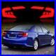 Pair VLAND LED Tail Lights Smoked For Toyota Camry 2012-2014 Rear Lamps Assembly