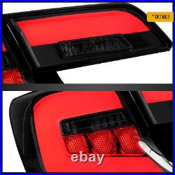 Pair VLAND LED Tail Lights Smoked For Toyota Camry 2012-2014 Rear Lamps Assembly