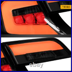 Pair VLAND LED Tail Lights Smoked For Toyota Camry 2012-2014 Rear Lamps Assembly
