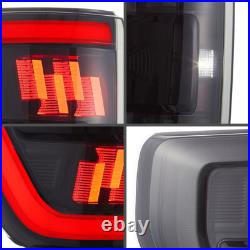 Pair Vland SMOKED LED Tail Lights For Ford F150 2021-2023 F-150 Rear Turn Signal